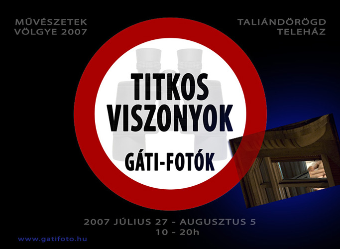 György Gáti: Titkos Viszonyok - meghívó/ Secret Relations - Invitation György Gáti: Titkos Viszonyok - meghívó / Secret Relations - invitation