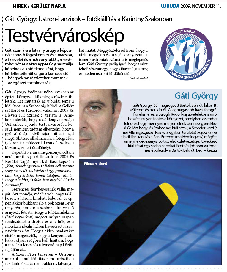 Gyrgy Gti: jbuda November 11.